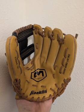 22604-11 Franklin Fieldmaster Inch Baseball Softball Glove 11 Tan Synthetic