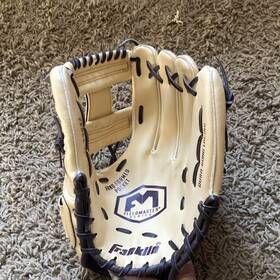 22664-11 Franklin Fieldmaster Series 11 Inch Baseball Softball Glove Beige Brown Kids