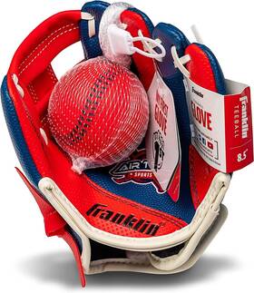 22880-8.5in Franklin Tee Ball Baseball Glove Left Hand My First Ages 3