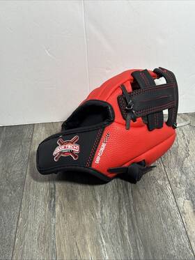 22882 Franklin Air Tech Baseball Glove Kids Youth 8.5 Inch - Red Black Soft Rht