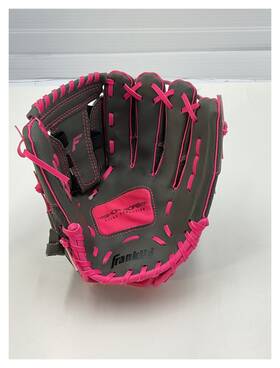 2754 Franklin Youth Baseball Glove 10.5 Inch Shok-sorb Pink Gray