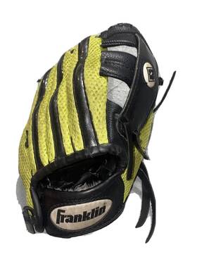 4049 Franklin -9.5 Inch Baseball Glove Rtp Ready To Play Black And Green Deer Touch