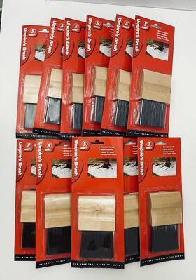 Franklin 714195100888 Umpire Brush Home Plate 12 Pack Quantity Of Twelve Individual Brushes