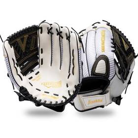 8067572 Franklin 12 Inch Windmill Black And White Pvc Softball Glove