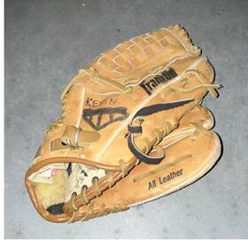 Franklin Key-11 Key 11 11in Brown Leather Baseball Glove Left Hand Adjustable Cuff