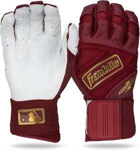 20773f1  Franklin Sports Power Strap Infinite Batting Gloves - Baseball Softball Long Cuff
