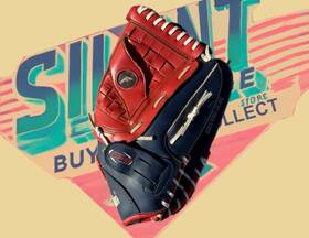 22622 Franklin Sports Baseball And Softball Glove Field Master Red White Blue 14.0 Inch