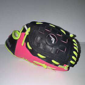 22852 Franklin Sports Baseball T-ball 9 Inch Kids Mitt Glove Rht Neo-grip Pink Bright Green 22852 Franklin Sports Baseball T-ball 9 Inch Kids Mitt Glove Rht Neo-grip Pink Bright Green