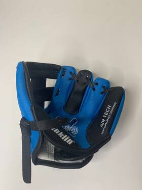 22885 Franklin Sports 8.5 Inch Air Tech Easy Close Kids Baseball Glove Blue Left Handed 22885 Franklin Sports 8.5 Inch Air Tech Easy Close Kids Baseball Glove Blue Left Handed