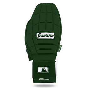 23555c14 Franklin Sports Mlb Cfx Prt Sliding Mitts Adult Forest Green Protective Gear
