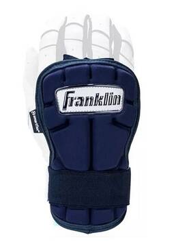 23566c4 Franklin Sports Nip Adult Large Baseball Hand Guard Protective Glove Navy Either