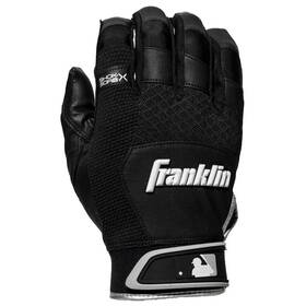 Franklin Sports 719961493713 Adult Shok-sorb X Batting Gloves Black - L-25 Pounds Franklin Sports 719961493713 Adult Shok-sorb X Batting Gloves Black - L-25 Pounds