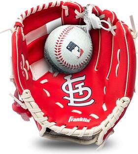76099f24 Franklin Sports Mlb Youth Teeball Glove And Ball Set - Kids Baseball Teebal