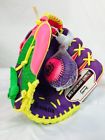Franklin Sports Lightweight Youth Baseball Rht Tee Ball Glove Purple Lime Pink 025725419364