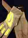 Gb0383-710 Nike Mvp Edge Adult Batting Gloves Style Volt Pewter M 887232763817