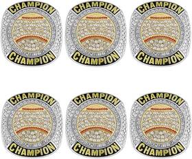 1799 Guancrown O 6pcs Baseball Championship Ring Trophy Award Tournament Champions/finalists 11