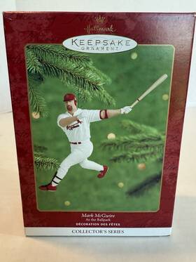 Hallmark 015012565744 Mark Mcgwire Inch At The Ballpark Keepsake Ornament-new In A Box