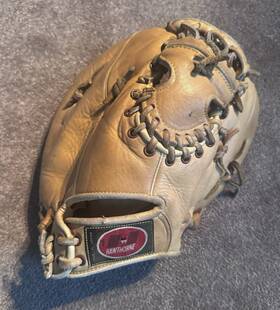 60-4086 Hawthorne Vtg First Base Baseball Glove Mitt Pro Model Rht Made In Japan