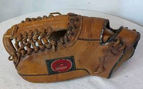 60-4067 Hawthorne 69-4087 Vintage Professional Model Baseball First Base Glove Mitt Lht