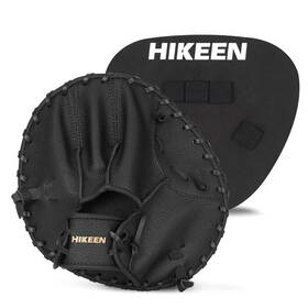 B0gcmfsrsv Hikeen 2-piece Pancake Baseball Softball Training Gloveflat Premium Leather And
