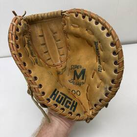 Hutch B600 Vintage Catchers Mitt Super M Design Professional Baseball Glove