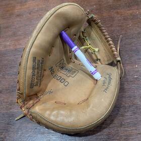7009 King Vintage No 6000 Baseball Catchers Mitt Glove Rht Professional Model