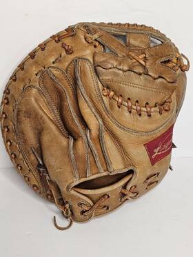 C5012 Leaguer Vtg Catchers Mitt Glove Right Hand Throw Rht Baseball Vintage