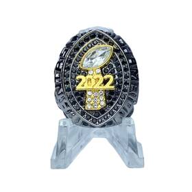 Legacy Rings 745808475994 2022 Black Plated Fantasy Football Championship Trophy Award League Winner 10