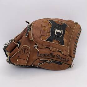 Sat1350 Louisville Slugger Softball Glove Genuine Leather Tps Right Hand 13.5in