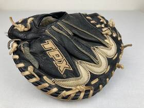Tpxcm2h Louisville Slugger Hoss Series Lht Catchers Mitt Glove Black Leather Mdl