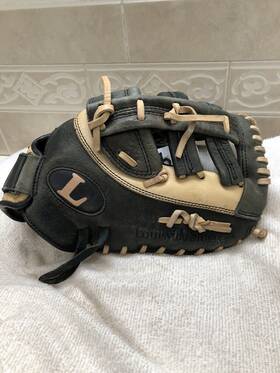Tpxfb3hs Louisville Broken In Full Leather Boys 12 Inch Baseball First Base Mitt Right Throw