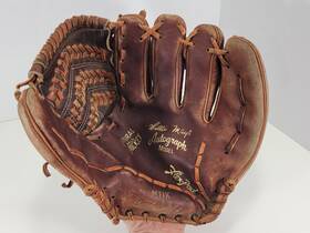 M11k Macgregor Vtg Willie Mays Baseball Glove 12 Inch Leather Mitt - Rht Worn M11k Macgregor Vtg Willie Mays Baseball Glove 12 Inch Leather Mitt - Rht Worn