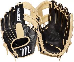 Marucci 196358672041 11.25 Inch Youth Marksman Series Glove - Black/blonde