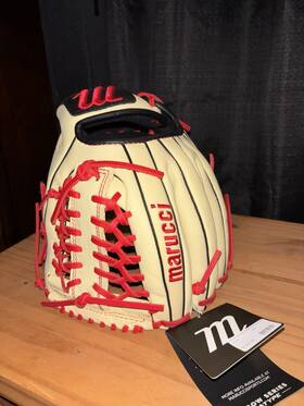 43a6 Marucci Oxbow Glove 11.75 Right Hand Throw Brown Leather
