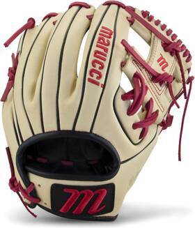 Marucci 840058767698 Adultsft Oxbow M Type I-web 11.5 In Baseball Glove Right Beige/red Marucci 840058767698 Adultsft Oxbow M Type I-web 11.5 In Baseball Glove Right Beige/red