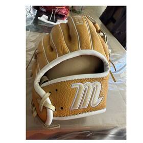 Mfg2aca142 Marucci Acadia Series M Type 12 Inch Leather Baseball Glove Tan White 5 Finger