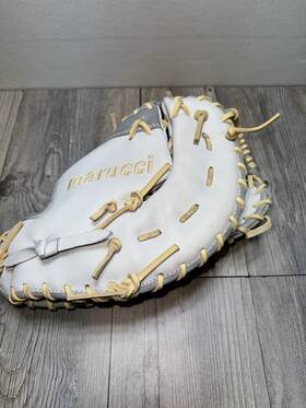 Mgm3fp Marucci Magnolia Series 13 Inch Mtype Fastpitch First Base Mitt Gray Gold Throw Left