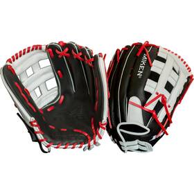 Miken B07msbxr4b Players Series Slowpitch Softball Glove Sizes 13.5 Lht Black / White