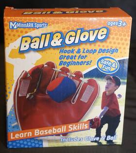 Minnark Sports 810107560662 Ball And Glove By