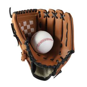 Fiteqt018 Miocloth Kids Youth Baseball Softball Mitt Glove With Cushion Pu Leather Left Hand