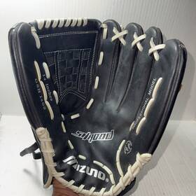 1402 Mizuno 041969083185 Shadow Professional Black Leather Baseball Glove Model 14 Inch Gsh