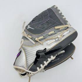 1006f3 Mizuno Finch Youth Right Handed Baseball Glove 10 Inch Gpp Silver Black Pink