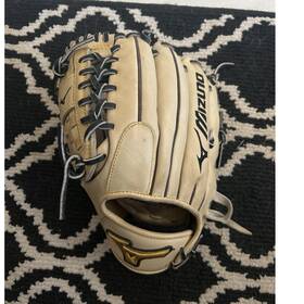 Mizuno 100dt4 Pro Deep Pocket Us Kip Leather 12 Inch Baseball Glove Beige/black Gmp2