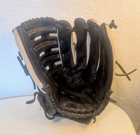 1276p4 Mizuno 12.75 Inch Gmvp Prime Black And White Rht Baseball Softball Glove