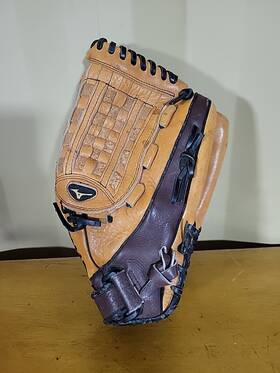 1401tg Mizuno Supreme Gsp 14 Inch Brown Leather Right Hand Rht Baseball Glove