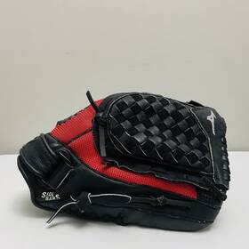 116p2 Mizuno 23675 Prospect Mmx Ballpark 11.5 Inch Leather Baseball Glove Black Red Rht