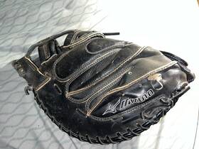 31tg Mizuno Nice Gxs 34.50 Inch Rht Black Catcher S Mitt Glove Right Hand Throw