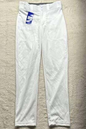 350870.0000.06.l Mizuno Youth Prospect Baseball Pant - White Large Size Nwt Free Shipping