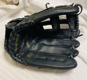 Mizuno 889961231483 Premier 13 Inch Slow Pitch Softball Glove Black Right Hand Throw Left