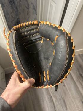 Mizuno 889961486241 Nwt Samurai 33 Inch Youth Catchers Glove Black Almond Right Hand Throw